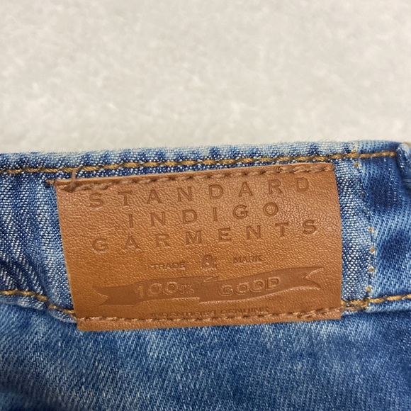 Zara baby boy distressed patched indigo jeans 12/18m - Picture 5 of 7